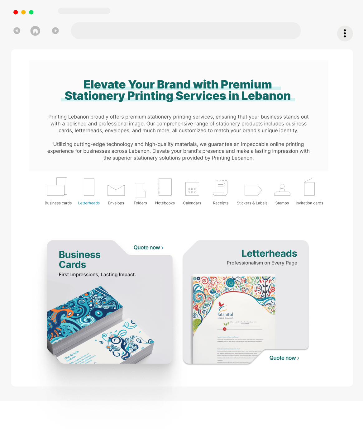 Printing Lebanon Case Study